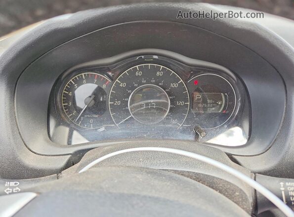 3N1CE2CP9GL390065 2016 NISSAN VERSA Maroon Vista del cuadro de instrumentos