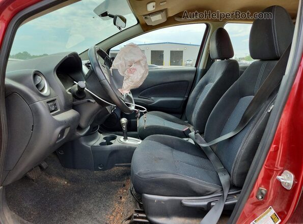 3N1CE2CP9GL390065 2016 NISSAN VERSA Maroon Vista interior delantera