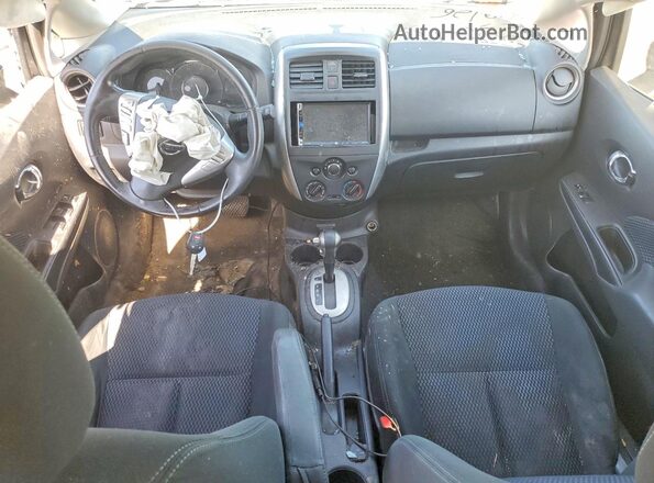 3N1CE2CP9KL364185 2019 NISSAN VERSA Gray წინა პანელის ხედი