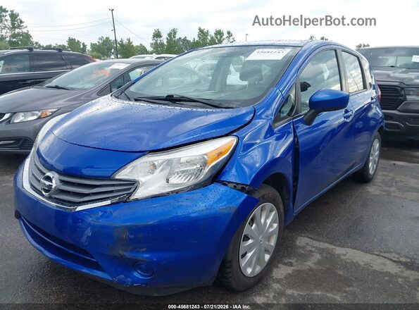 3N1CE2CPXGL388308 2016 NISSAN VERSA NOTE Blue Առջևի ձախ երեք քառորդ տեսարան