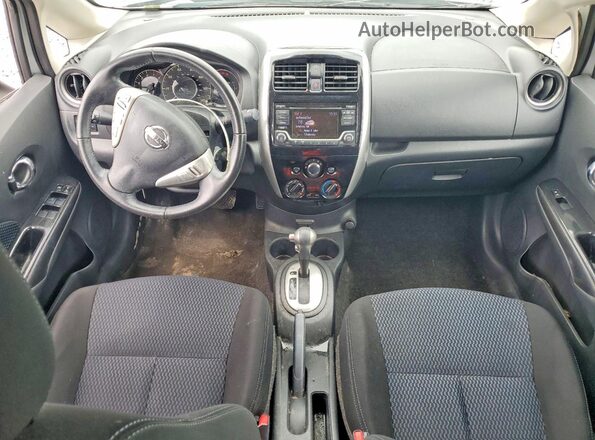 3N1CE2CPXHL355620 2017 NISSAN VERSA Silver Առջևի վահանակի տեսք