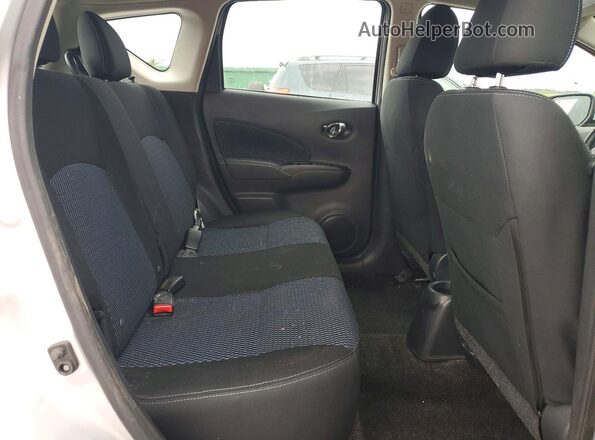 3N1CE2CPXHL355620 2017 NISSAN VERSA Silver Հետևի նստատեղերի տեսք