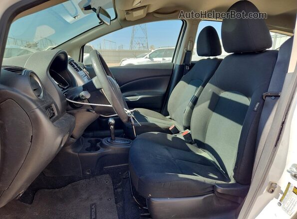 3N1CE2CPXHL365449 2017 NISSAN VERSA White წინა სალონის ხედი