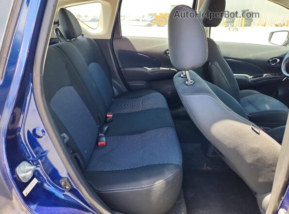 3N1CE2CPXKL354166 2019 NISSAN VERSA Blue Vista de los asientos traseros