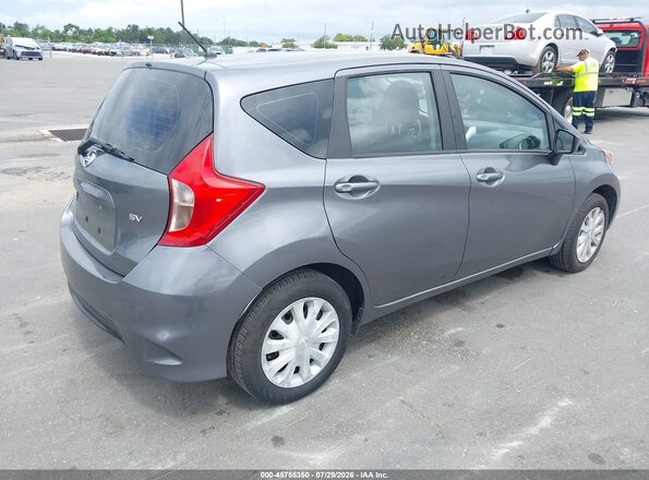 3N1CE2CPXKL365264 2019 NISSAN VERSA NOTE Gray Rear right