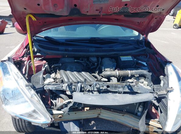 3N1CN7AP0GL892950 2016 NISSAN VERSA Red Вид ззаду