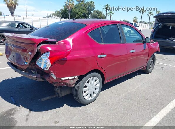 3N1CN7AP0GL892950 2016 NISSAN VERSA Red Задня права чверть
