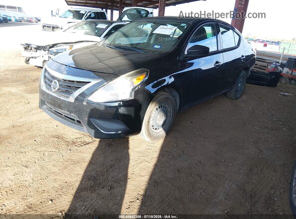 3N1CN7AP0JL813896 2018 NISSAN VERSA Black წინა მარცხენა ხედი სამი მეოთხედიდან