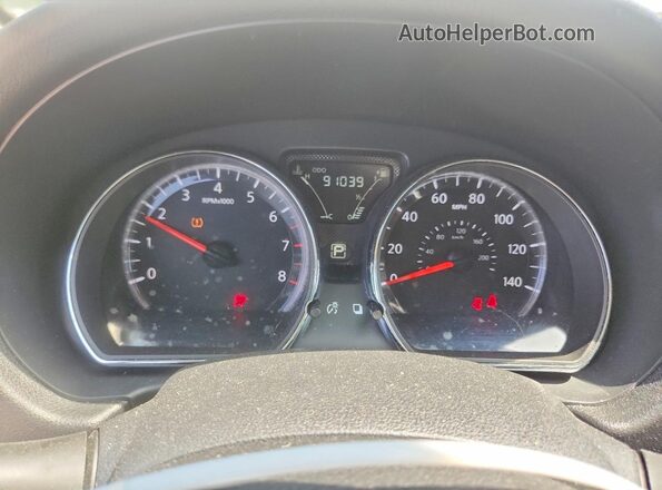 3N1CN7AP0KL818565 2019 NISSAN VERSA White Instrument cluster view