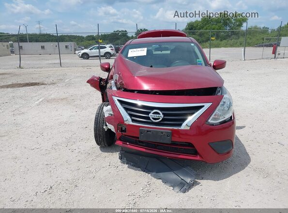 3N1CN7AP0KL849556 2019 NISSAN VERSA Красный Вид щитка приборов