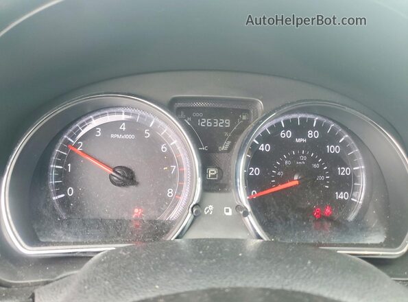 3N1CN7AP0KL852117 2019 NISSAN VERSA White Вид щитка приладів