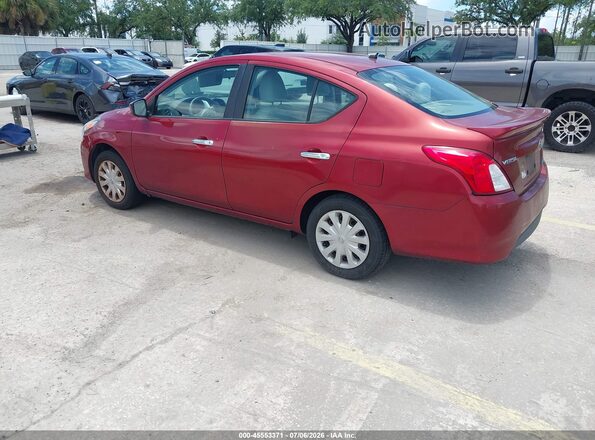 3N1CN7AP1GL866549 2016 NISSAN VERSA Красный Задняя левая четверть