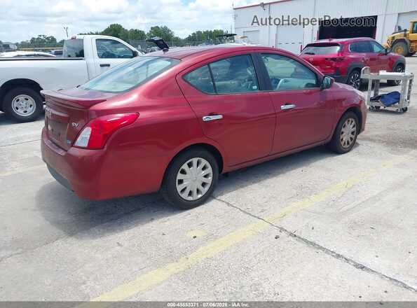 3N1CN7AP1GL866549 2016 NISSAN VERSA Красный Задняя правая четверть