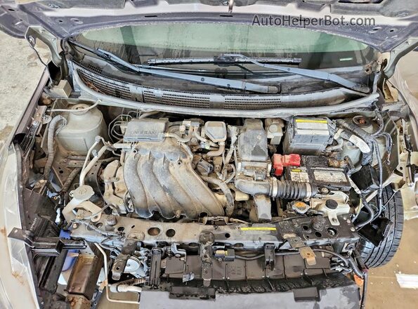 3N1CN7AP1GL892567 2016 NISSAN VERSA Gray Rear interior view