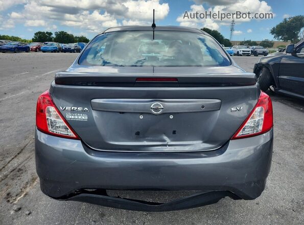 3N1CN7AP1KL816596 2019 NISSAN VERSA Gray Widok z tyłu