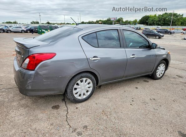 3N1CN7AP1KL844625 2019 NISSAN VERSA Серый Задняя правая четверть