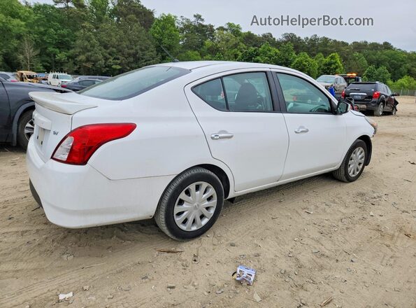 3N1CN7AP1KL861165 2019 NISSAN VERSA Белый Задняя правая четверть