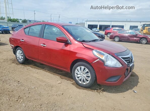 3N1CN7AP2GL808515 2016 NISSAN VERSA Красный Передняя правая четверть