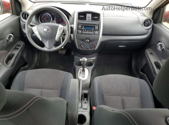 3N1CN7AP2GL808515 2016 NISSAN VERSA Красный Вид панели приборов
