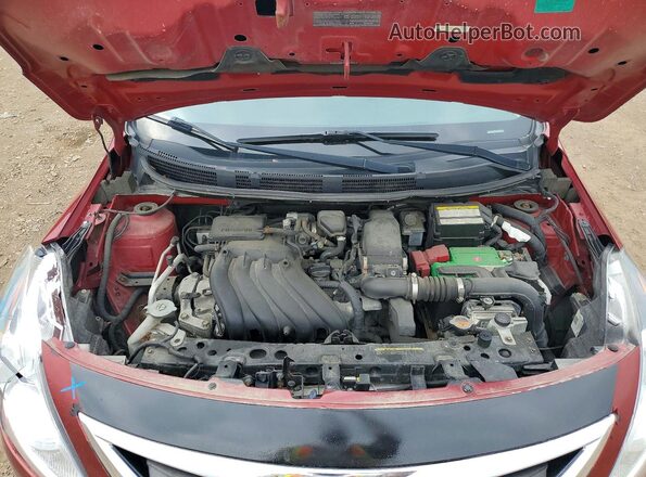 3N1CN7AP2GL808515 2016 NISSAN VERSA Красный Вид задней части салона