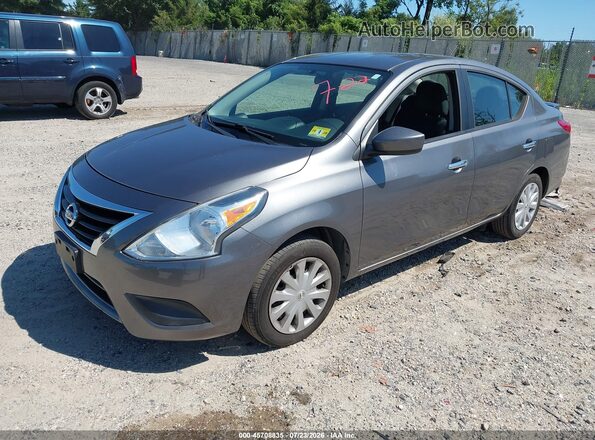 3N1CN7AP2GL826979 2016 NISSAN VERSA Серый Передняя левая четверть