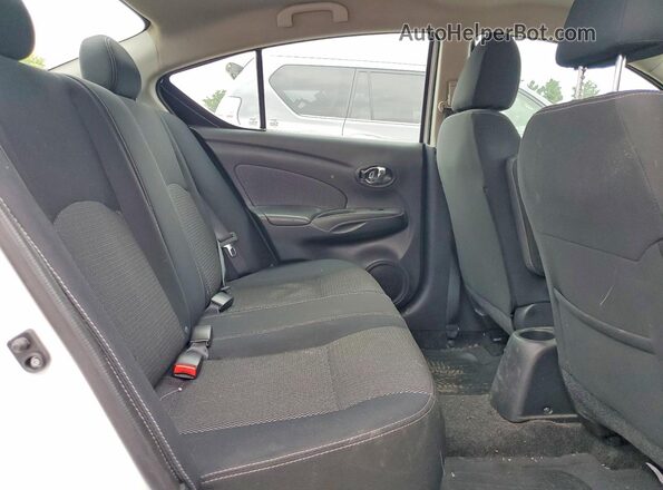 3N1CN7AP2GL902071 2016 NISSAN VERSA White უკანა სავარძლების ხედი
