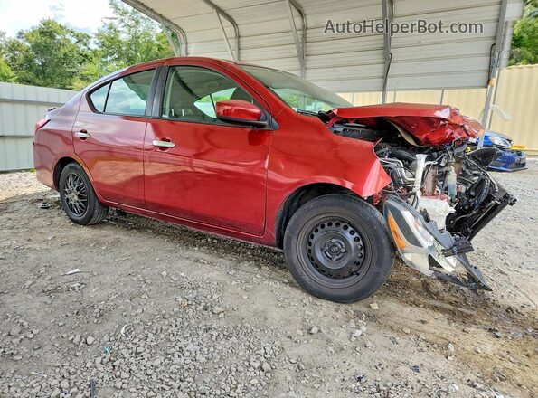 3N1CN7AP2HL805759 2017 NISSAN VERSA Maroon Передня права чверть