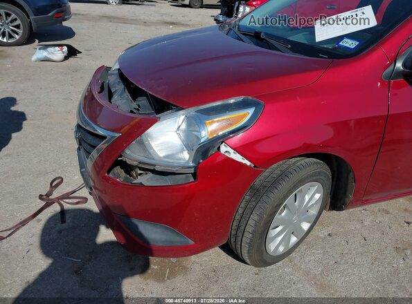 3N1CN7AP2HL832475 2017 NISSAN VERSA Red Vista frontal