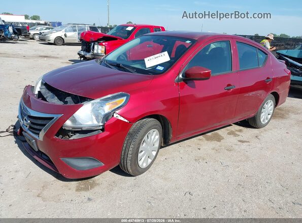 3N1CN7AP2HL832475 2017 NISSAN VERSA Red Vista tres cuartos delantera izquierda