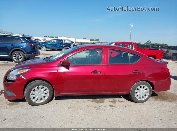 3N1CN7AP2HL832475 2017 NISSAN VERSA Red Vista interior de 360 grados