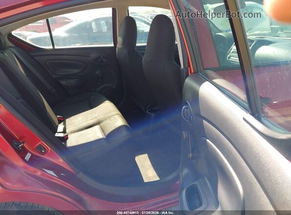 3N1CN7AP2HL832475 2017 NISSAN VERSA Red Vista de la etiqueta del VIN