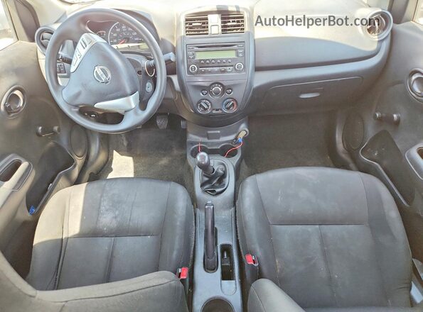 3N1CN7AP2HL855206 2017 NISSAN VERSA Silver წინა პანელის ხედი