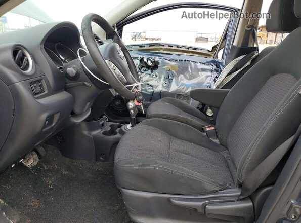 3N1CN7AP2HL900810 2017 NISSAN VERSA Charcoal Widok wnętrza z przodu