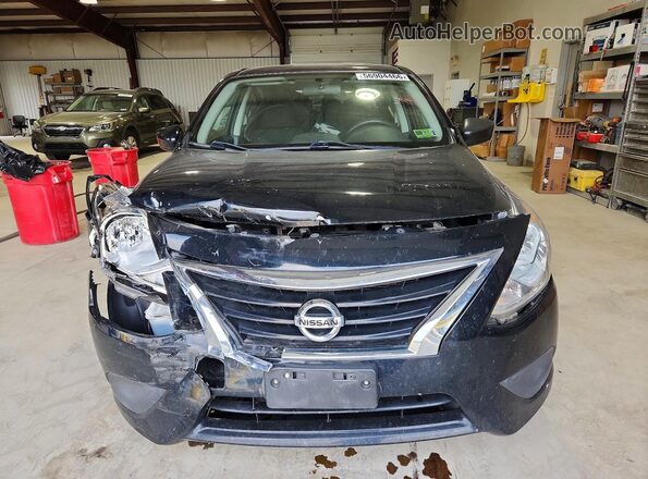 3N1CN7AP2KL851289 2019 NISSAN VERSA Black Դիմացի տեսք