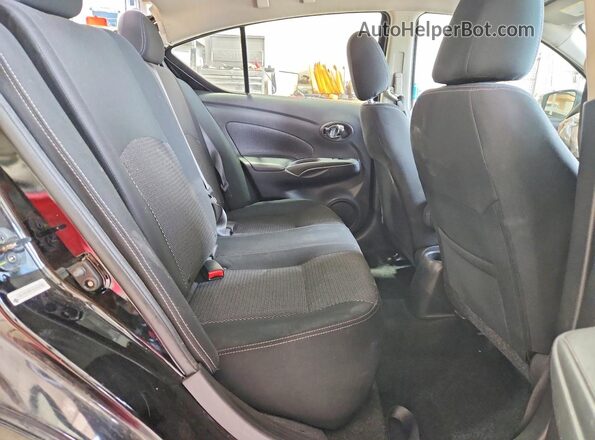 3N1CN7AP2KL851289 2019 NISSAN VERSA Black Հետևի նստատեղերի տեսք