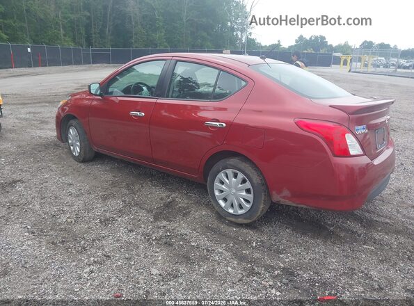 3N1CN7AP2KL861319 2019 NISSAN VERSA Красный Задняя левая четверть