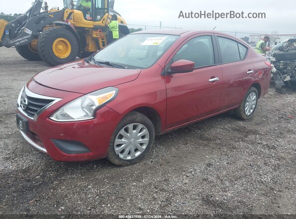 3N1CN7AP2KL861319 2019 NISSAN VERSA Красный Передняя левая четверть