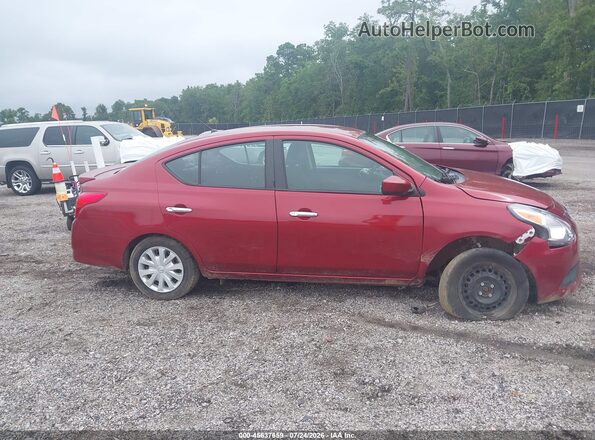 3N1CN7AP2KL861319 2019 NISSAN VERSA Красный Панорамный вид салона 360°