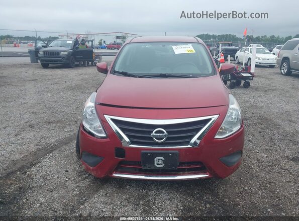 3N1CN7AP2KL861319 2019 NISSAN VERSA Красный Вид задней части салона