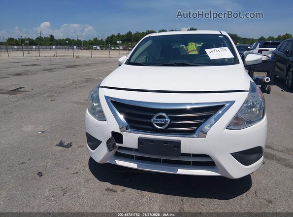 3N1CN7AP2KL874605 2019 NISSAN VERSA White ხელსაწყოთა პანელის ხედი