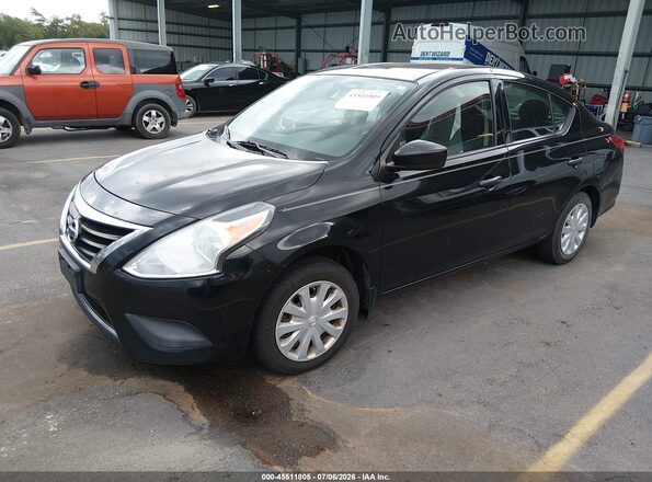 3N1CN7AP3GL826733 2016 NISSAN VERSA Black Vista tres cuartos delantera izquierda