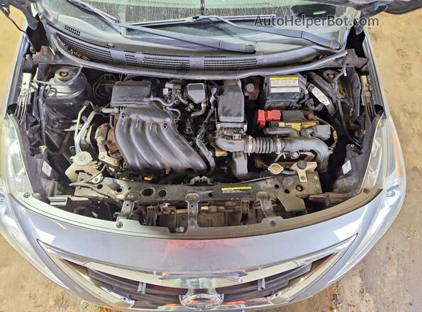 3N1CN7AP3GL828272 2016 NISSAN VERSA Gray Вид задньої частини салону