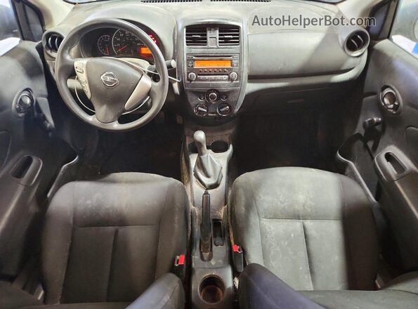 3N1CN7AP3GL828272 2016 NISSAN VERSA Gray Вид панелі приладів