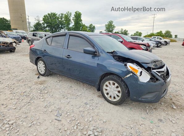 3N1CN7AP3GL844889 2016 NISSAN VERSA Синий Передняя правая четверть