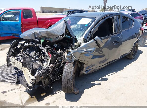 3N1CN7AP3GL894174 2016 NISSAN VERSA Gray წინა მარცხენა ხედი სამი მეოთხედიდან