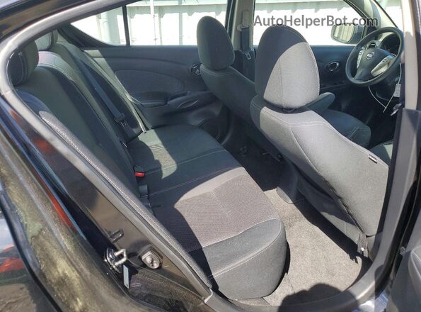 3N1CN7AP3GL904945 2016 NISSAN VERSA Black Rear seats view