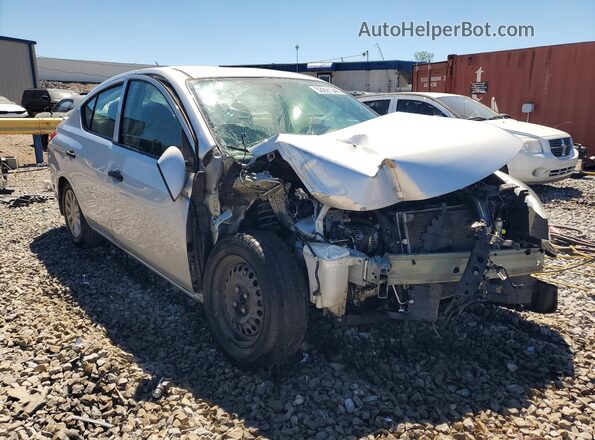 3N1CN7AP3HL816639 2017 NISSAN VERSA Серебряный Передняя правая четверть