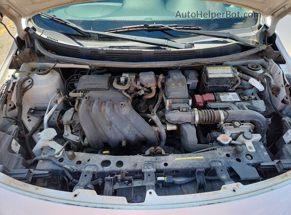 3N1CN7AP3HL830234 2017 NISSAN VERSA Белый Вид задней части салона