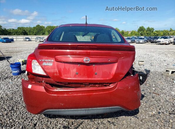 3N1CN7AP3HL854050 2017 NISSAN VERSA Red Widok z tyłu