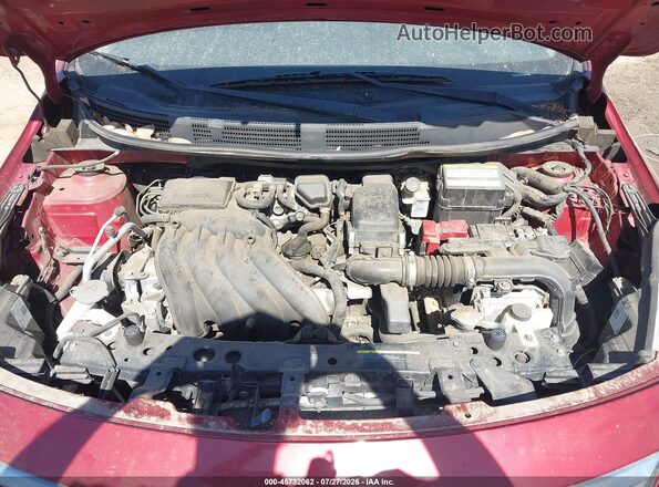 3N1CN7AP3JL874188 2018 NISSAN VERSA Red Rear view
